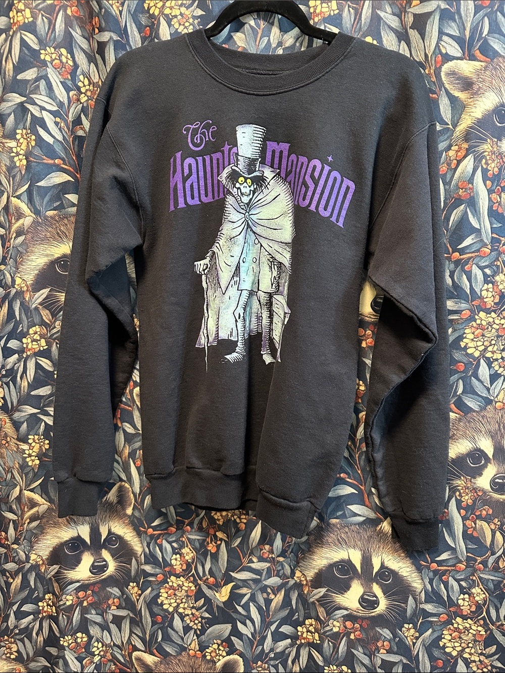 Haunted Mansion Disney Parks Sweatshirt Ghost Will Follow You Home Size Small S